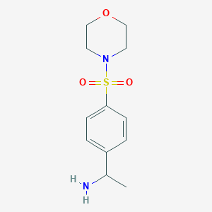 1-[4-(Morpholine-4-sulfonyl)phenyl]ethan-1-amine