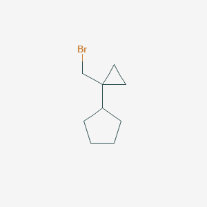 [1-(Bromomethyl)cyclopropyl]cyclopentane