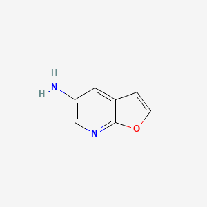 molecular formula C7H6N2O B1321447 呋喃[2,3-B]吡啶-5-胺 CAS No. 34668-30-9