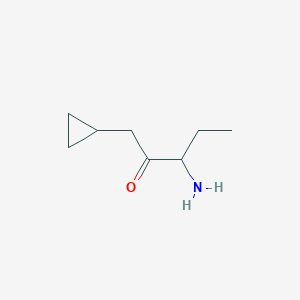 3-Amino-1-cyclopropylpentan-2-one