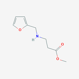 molecular formula C9H13NO3 B1321451 3-((呋喃-2-基甲基)氨基)丙酸甲酯 CAS No. 4063-31-4
