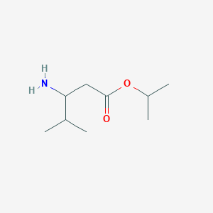 Propan-2-yl 3-amino-4-methylpentanoate