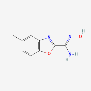 (Z)-N'-Hydroxy-5-methyl-1,3-benzoxazole-2-carboximidamide