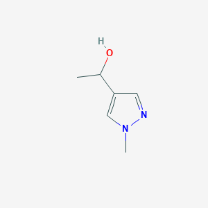 molecular formula C6H10N2O B1321454 1-(1-甲基吡唑-4-基)乙醇 CAS No. 40534-33-6