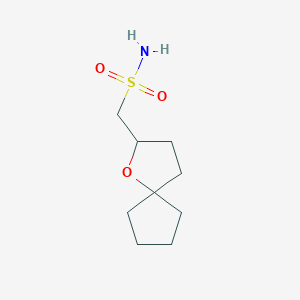 {1-Oxaspiro[4.4]nonan-2-yl}methanesulfonamide