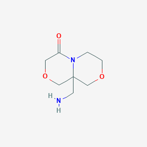 9A-(aminomethyl)-hexahydro-1H-[1,4]oxazino[3,4-c]morpholin-4-one