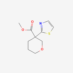 Methyl 3-(1,3-thiazol-2-yl)oxane-3-carboxylate