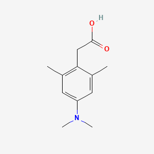 2-[4-(Dimethylamino)-2,6-dimethylphenyl]acetic acid