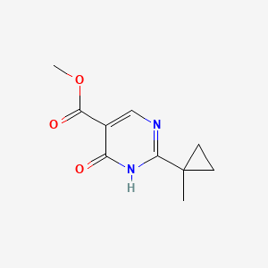 Methyl 2-(1-methylcyclopropyl)-6-oxo-1,6-dihydropyrimidine-5-carboxylate