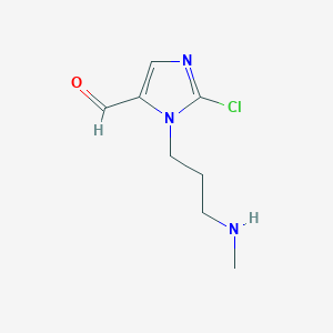 2-Chloro-1-[3-(methylamino)propyl]-1H-imidazole-5-carbaldehyde