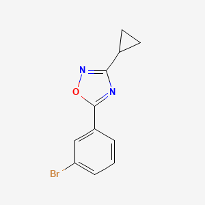 5-(3-Bromophenyl)-3-cyclopropyl-1,2,4-oxadiazole