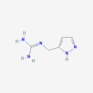 N-[(1H-Pyrazol-3-yl)methyl]guanidine