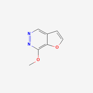 molecular formula C7H6N2O2 B13214647 7-Methoxyfuro[2,3-d]pyridazine CAS No. 14757-88-1