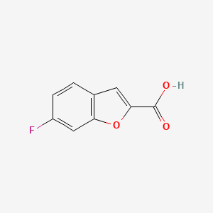 B1321465 6-Fluorobenzofuran-2-carboxylic acid CAS No. 26018-66-6