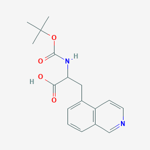 2-{[(Tert-butoxy)carbonyl]amino}-3-(isoquinolin-5-yl)propanoic acid