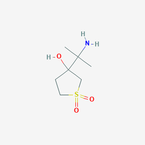 3-(2-Aminopropan-2-yl)-3-hydroxy-1lambda6-thiolane-1,1-dione