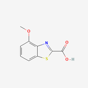 molecular formula C9H7NO3S B1321476 4-甲氧基苯并[d]噻唑-2-羧酸 CAS No. 3507-48-0