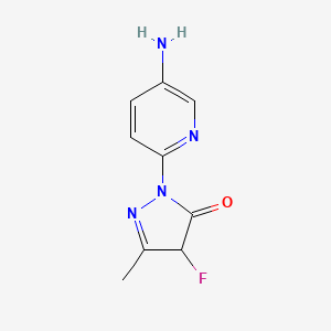 1-(5-Aminopyridin-2-yl)-4-fluoro-3-methyl-4,5-dihydro-1H-pyrazol-5-one