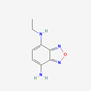 4-N-ethyl-2,1,3-benzoxadiazole-4,7-diamine