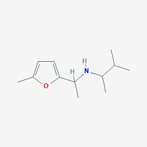 (3-Methylbutan-2-yl)[1-(5-methylfuran-2-yl)ethyl]amine