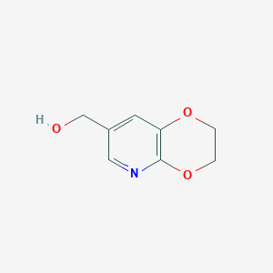 B1321483 (2,3-Dihydro-[1,4]dioxino[2,3-b]pyridin-7-yl)-methanol CAS No. 443956-46-5