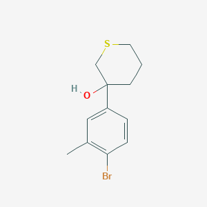 3-(4-Bromo-3-methylphenyl)thian-3-ol