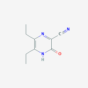 5,6-Diethyl-3-oxo-3,4-dihydropyrazine-2-carbonitrile