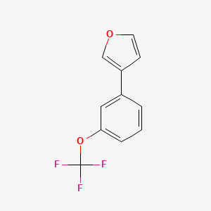 3-[3-(Trifluoromethoxy)phenyl]furan