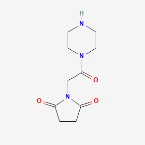 1-[2-Oxo-2-(piperazin-1-YL)ethyl]pyrrolidine-2,5-dione