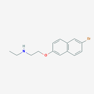 {2-[(6-Bromonaphthalen-2-yl)oxy]ethyl}(ethyl)amine