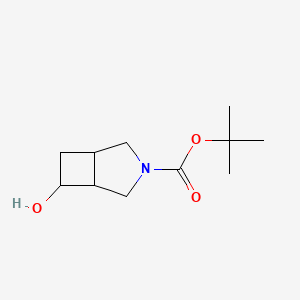 B1321508 Tert-butyl 6-hydroxy-3-azabicyclo[3.2.0]heptane-3-carboxylate CAS No. 663172-78-9