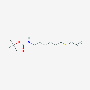 tert-Butyl N-[6-(prop-2-en-1-ylsulfanyl)hexyl]carbamate