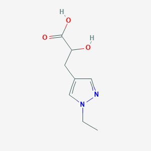 3-(1-Ethyl-1H-pyrazol-4-YL)-2-hydroxypropanoic acid