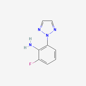 2-Fluoro-6-(2H-1,2,3-triazol-2-yl)aniline