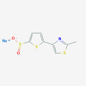 Sodium 5-(2-methyl-1,3-thiazol-4-yl)thiophene-2-sulfinate