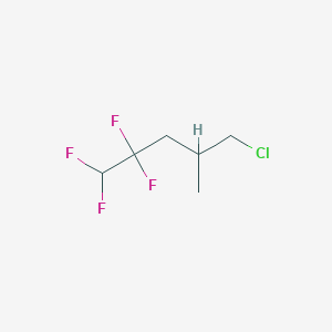 5-Chloro-1,1,2,2-tetrafluoro-4-methylpentane