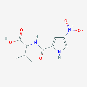 3-methyl-2-[(4-nitro-1H-pyrrol-2-yl)formamido]butanoic acid