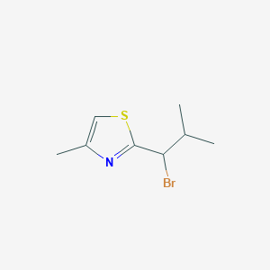 2-(1-Bromo-2-methylpropyl)-4-methyl-1,3-thiazole