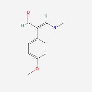 3-(Dimethylamino)-2-(4-methoxyphenyl)prop-2-enal