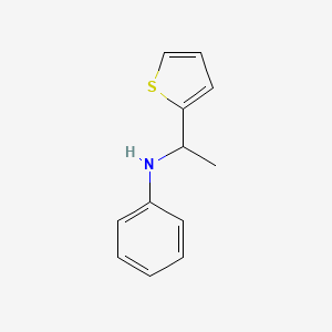 N-[1-(thiophen-2-yl)ethyl]aniline