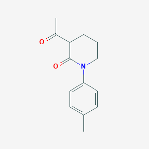 3-Acetyl-1-(4-methylphenyl)piperidin-2-one