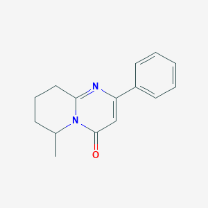 6-Methyl-2-phenyl-4H,6H,7H,8H,9H-pyrido[1,2-a]pyrimidin-4-one