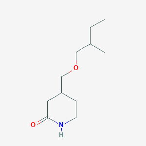 4-[(2-Methylbutoxy)methyl]piperidin-2-one