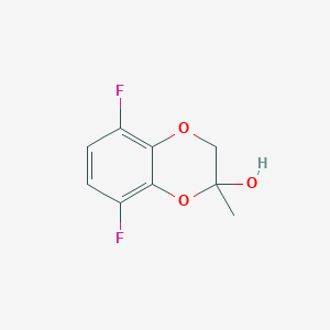 5,8-Difluoro-2-methyl-2,3-dihydro-1,4-benzodioxin-2-ol