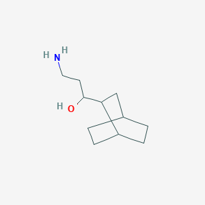 3-Amino-1-{bicyclo[2.2.2]octan-2-yl}propan-1-ol