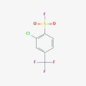 2-Chloro-4-(trifluoromethyl)benzene-1-sulfonyl fluoride