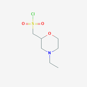 (4-Ethylmorpholin-2-yl)methanesulfonyl chloride