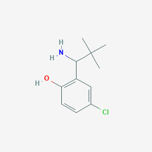 2-(1-Amino-2,2-dimethylpropyl)-4-chlorophenol