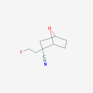 2-(2-Fluoroethyl)-7-oxabicyclo[2.2.1]heptane-2-carbonitrile