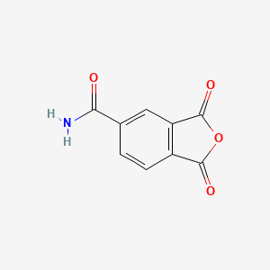 molecular formula C9H5NO4 B1321556 1,3-二氧代-1,3-二氢-2-苯并呋喃-5-甲酰胺 CAS No. 64941-79-3